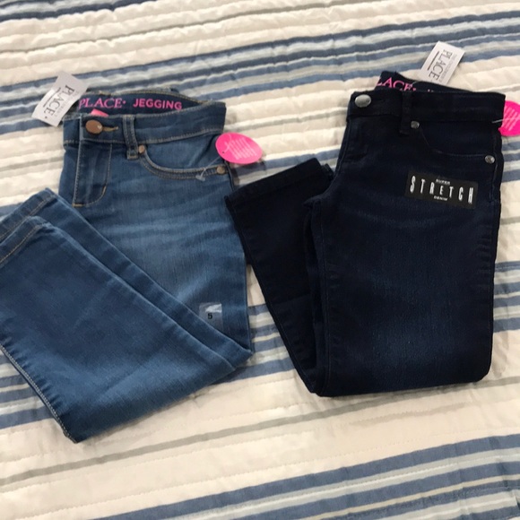 The Childrens Place Girls Fashion Denim Jeggings
